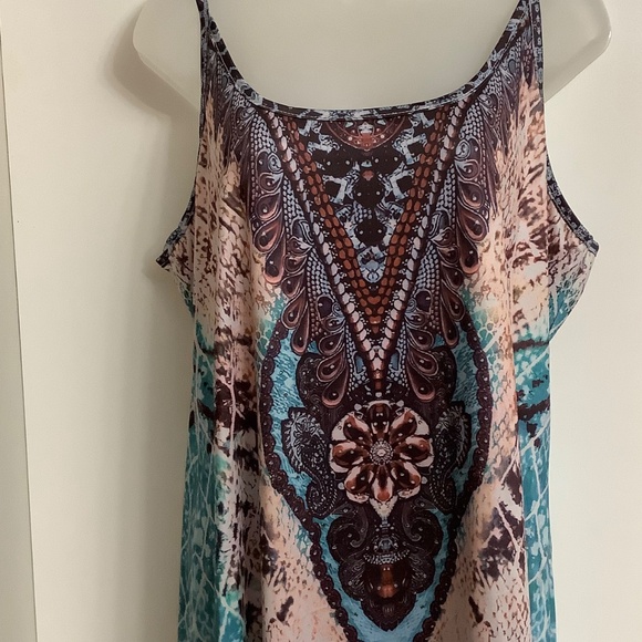 NEW Gorgeous Dress w stretch Sz LARGE - Picture 2 of 7